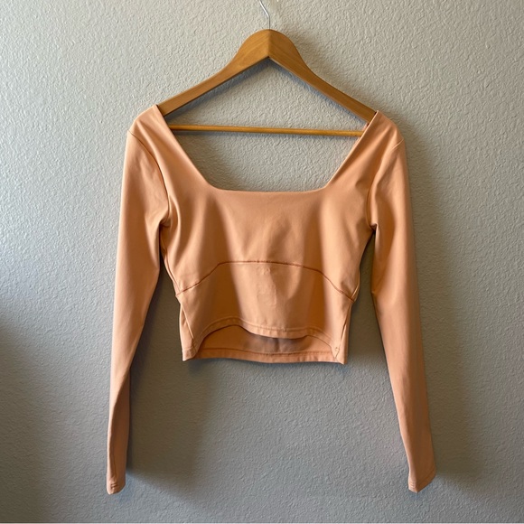FLX Peach Athletic Crop Top - Picture 3 of 7